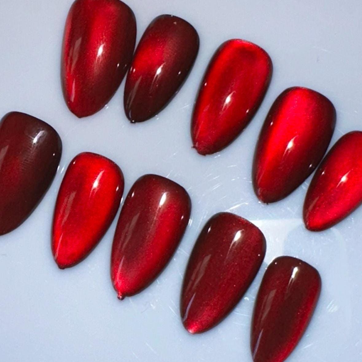 Cherry Red Cat Eye